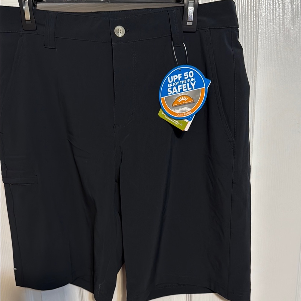 Columbia Black Cargo Shorts Versatile Lightweight